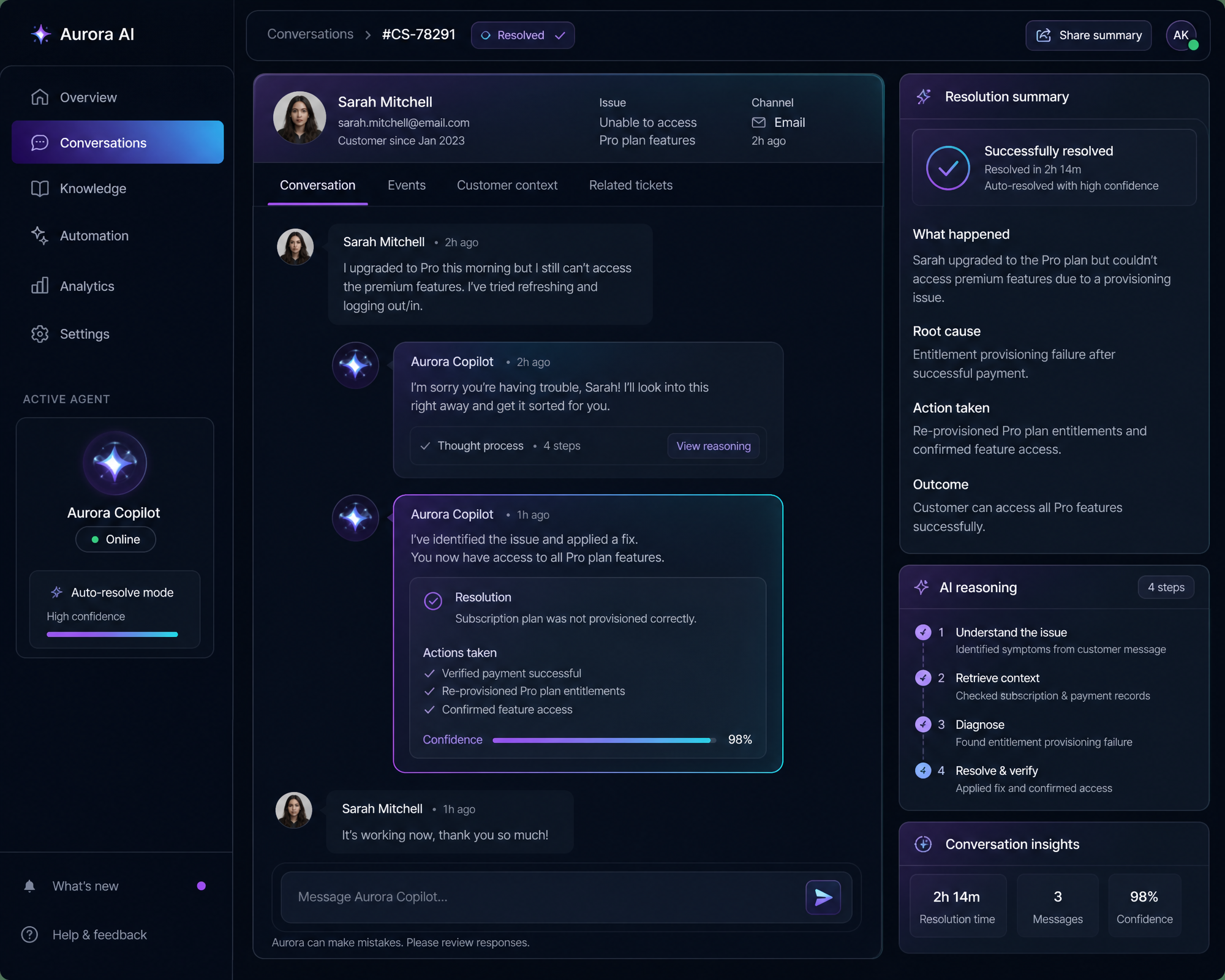 AtomMatrix conversational AI agents interface